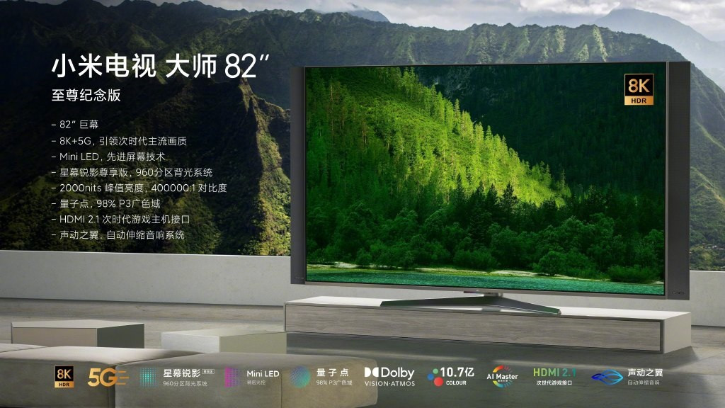 Телевизор Xiaomi 65 Дюймов 8k