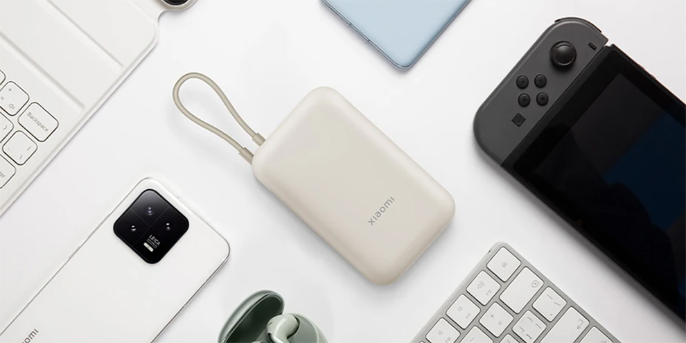 Xiaomi Mi Power Bank With Cable USB-C 10000mAh Pocket Version (P15ZM)