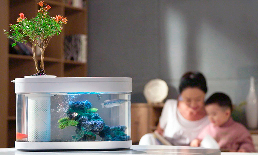 Аква-ферма Xiaomi Eco fish tank