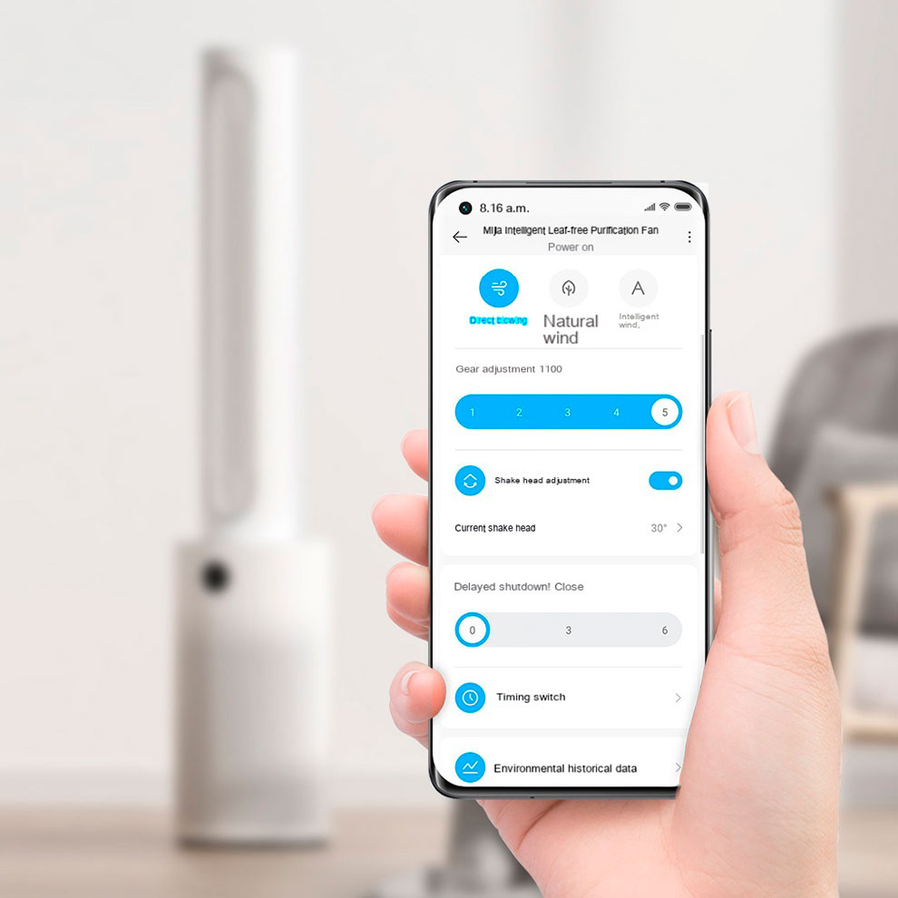 Безлопастный вентилятор-очиститель воздуха Xiaomi Mijia (WYJHS01ZM)