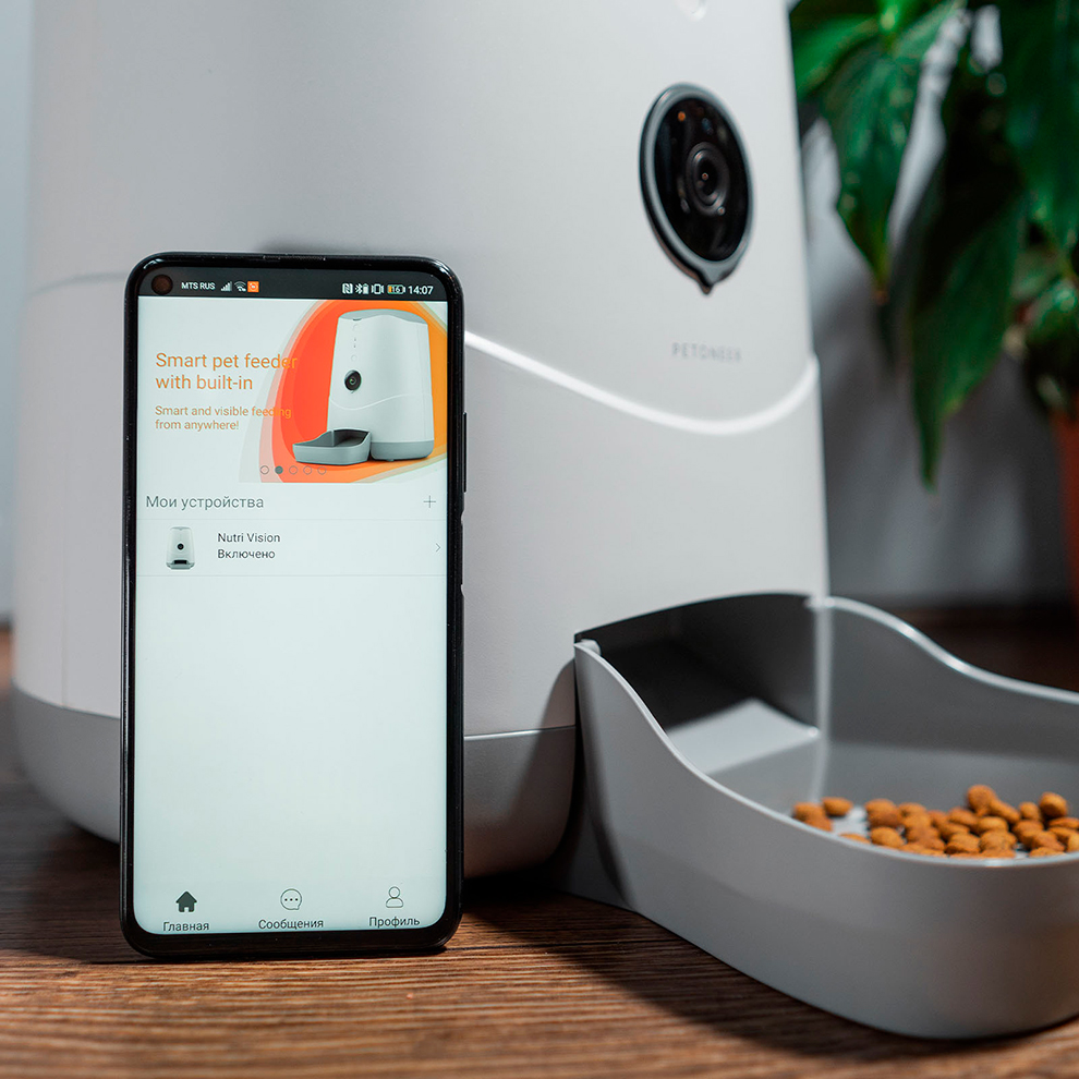 Умная автоматическая Wi-Fi кормушка с видеокамерой Xiaomi Petoneer Nutri Vision Feeder