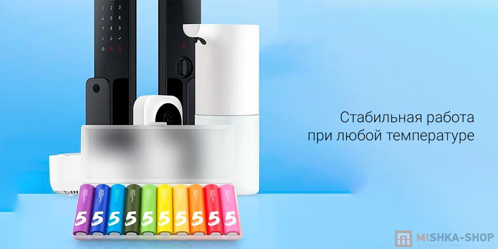 Батарейки CUKTECH LR03 1.5V тип AAA 24 шт. AA724 (Цветные) Батарейки CUKTECH LR03 1.5V тип AAA 24 шт. AA724 (Цветные)