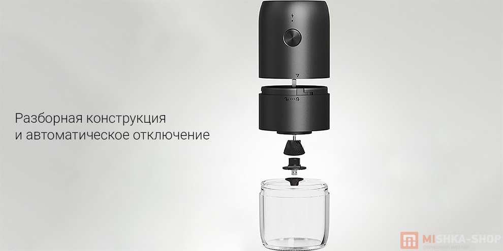 Кофемолка электрическая Circle Joy Electric Coffee Grinder Black