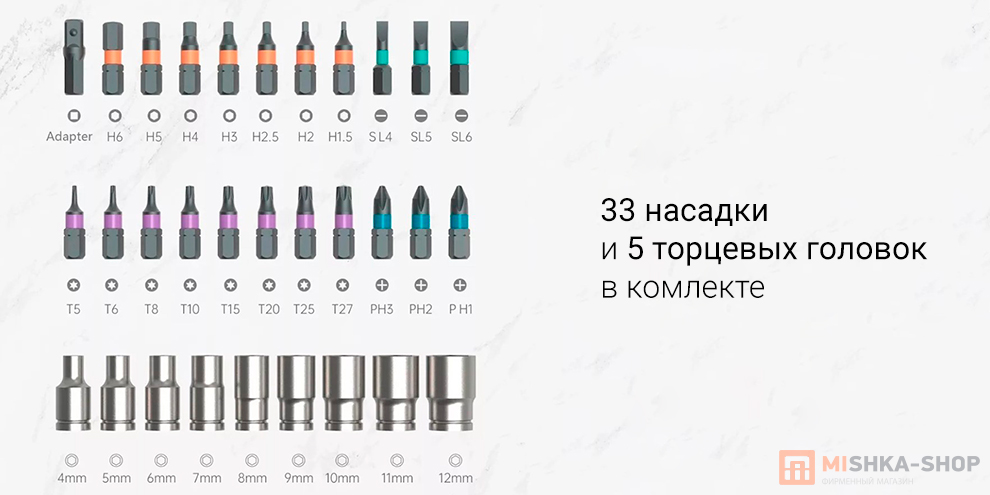 DUKA RS2 Multipurpose Ratchet Screwdriver Set