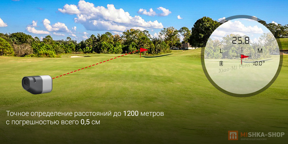 Телескопический лазерный дальномер Duka TR1 1200m