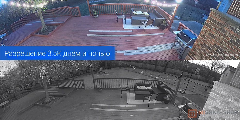 IMILAB Outdoor 3.5K Wi-Fi Plug-in Spotlight Camera EC6 Panorama (CMSXJ115A)