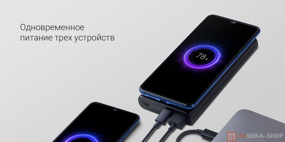 Внешний аккумулятор Mi Power Bank Wireless Youth Edition 10000 mAh (WPB11ZM)