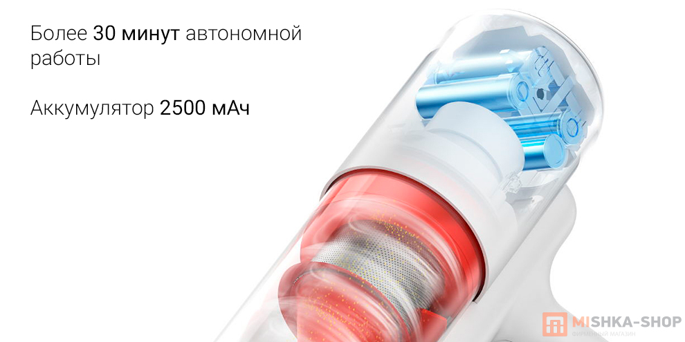 Беспроводной ручной пылесос Mijia Handheld Vacuum Cleaner 2 Lite