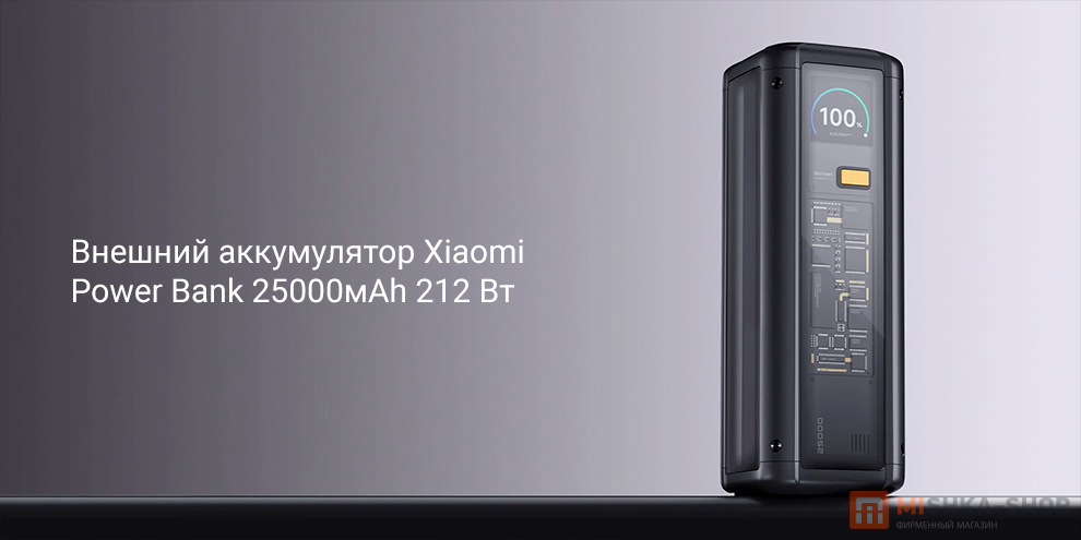 Xiaomi Power Bank 25000мАh 212 Вт (P03MI)