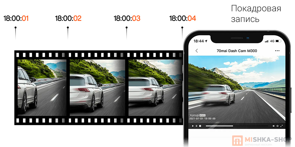 Видеорегистратор Xiaomi 70mai Dash Cam M300