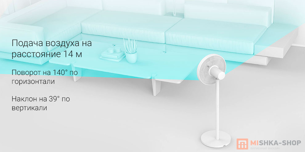 Напольный вентилятор Xiaomi Mijia Smart Standing Fan 2