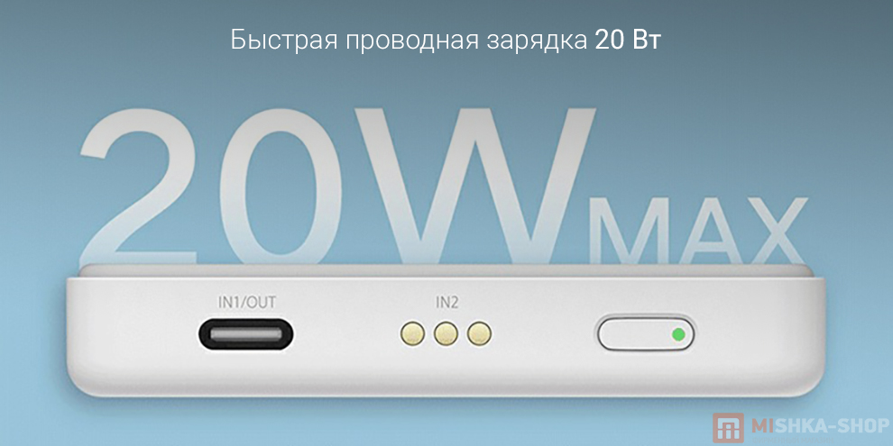 Магнитный беспроводной аккумулятор Xiaomi Magnetic Wireless Power Bank
