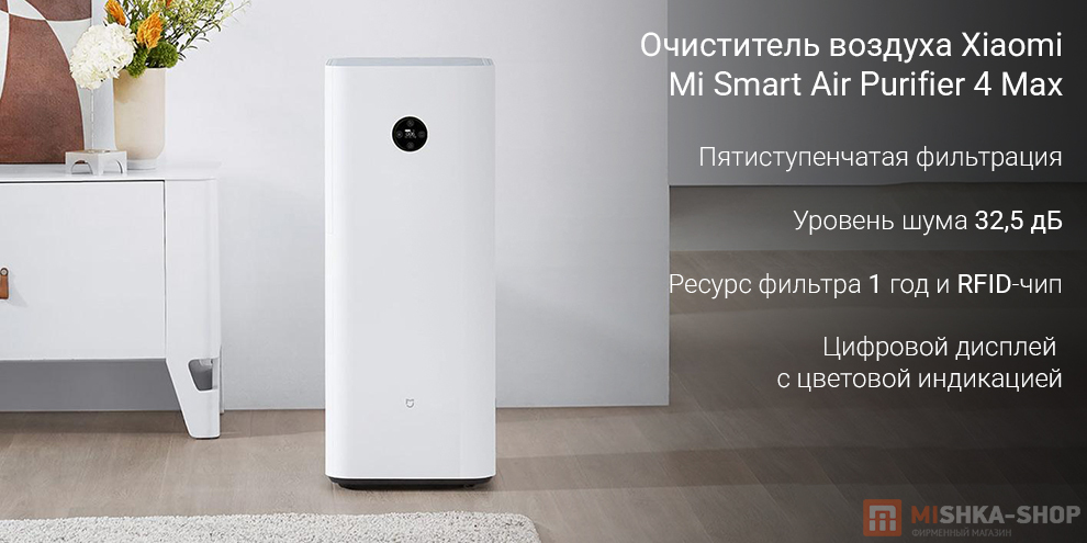 Очиститель воздуха Xiaomi Mi Smart Air Purifier 4 Max