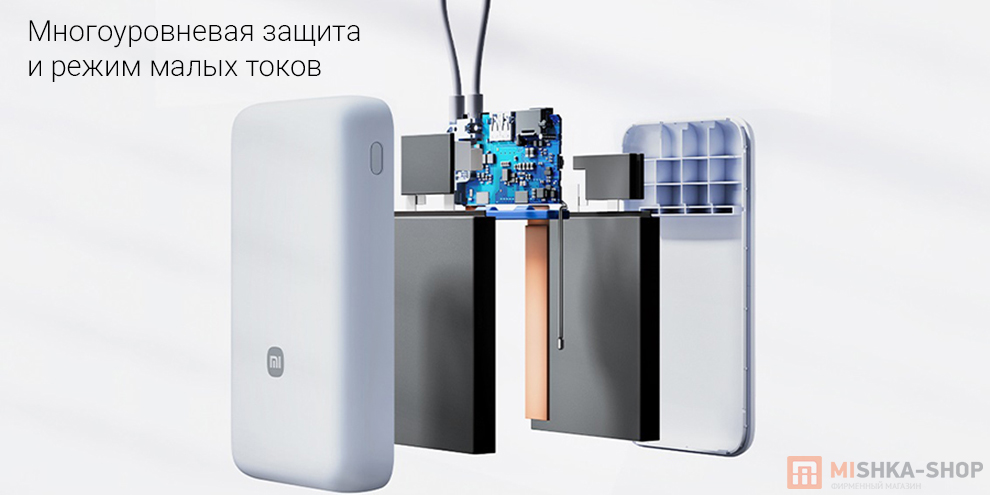 Внешний аккумулятор Xiaomi Power Bank With Cable USB-C Fast Charging 20000mAh 33W