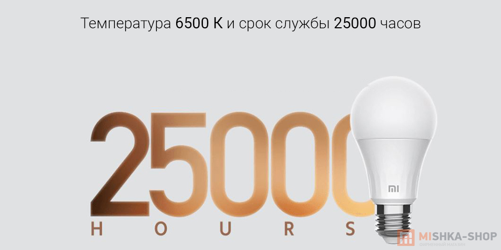 Умная лампочка Xiaomi Smart LED Bulb