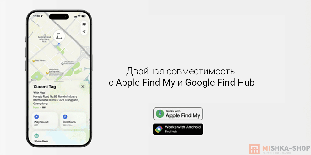 Умный трекер для поиска вещей Xiaomi Tag