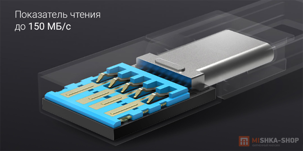 USB Flash-накопитель Xiaomi U-Disk Thumb Drive 64 Гб (XMUP21YM)
