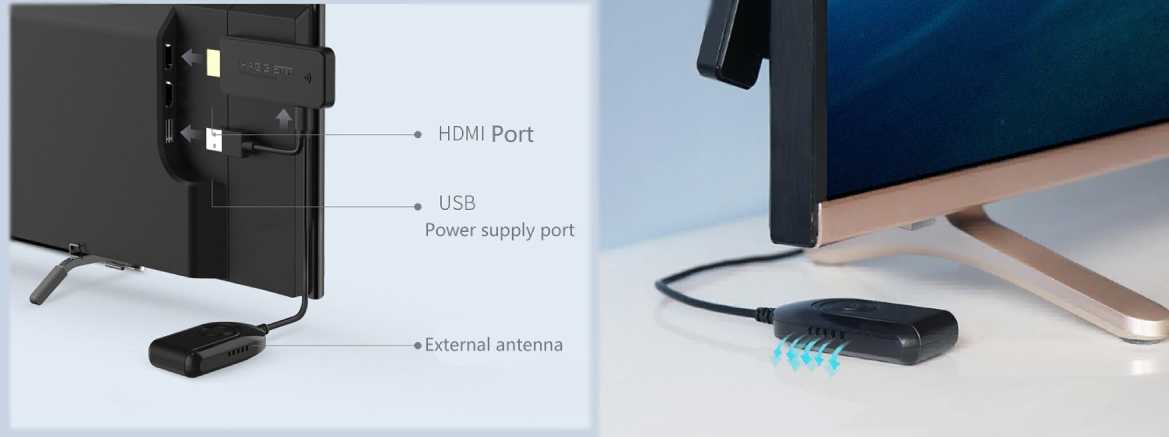 HDMI-адаптер Xiaomi HAGiBiS HDMI Wireless Display Dongle