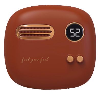 Грелка для рук с функцией повербанка Xiaomi Min Heart Hand Warmer Power Bank Red (Красная) — фото