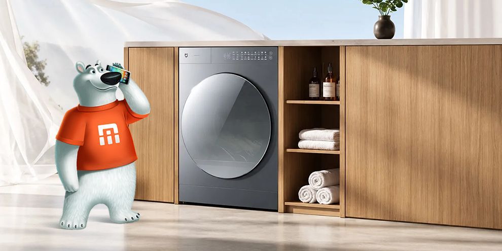 Xiaomi выпустила стирально-сушильную машину с тепловым насосом и ИИ