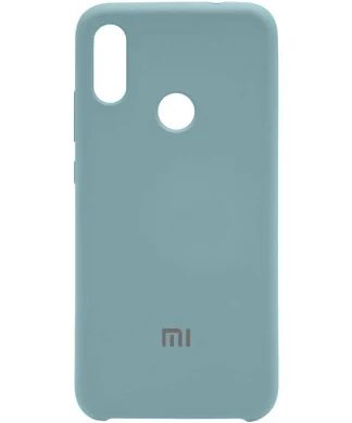 Силиконовый чехол Silicone Cover для Redmi Note 7 (Мятный) — фото