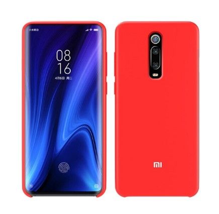 Силиконовый чехол Silicone Cover для Xiaomi Mi 9T/Redmi K20 (Красный) — фото