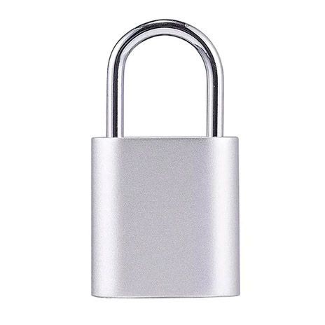 Умный замок Noc Loc Smart Fingerprint Padlock Silver (Серебристый) — фото