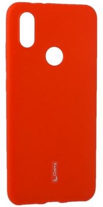 Каучуковый чехол Cherry Black для Xiaomi Mi A2 Lite (Красный) — фото