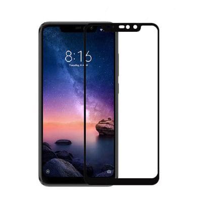 Защитное 2D стекло для Redmi Note 6 Pro Black (Черное) — фото