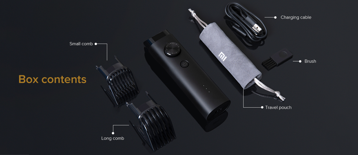 Комплектация Xiaomi Mi Beard Trimmer