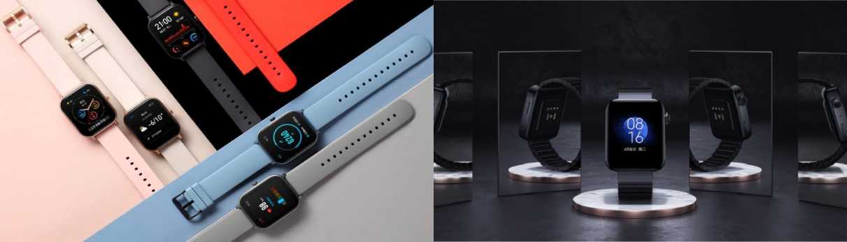 Xiaomi Huami Amazfit GTS и Xiaomi Mi Watch