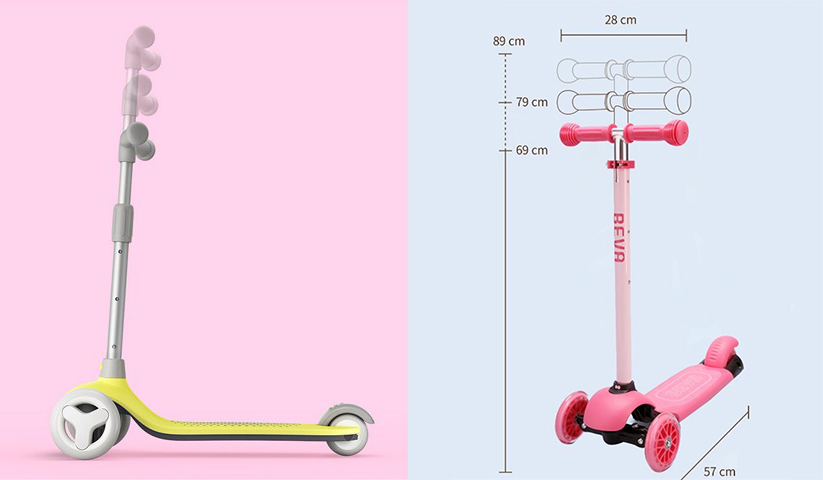Xiaomi Rice Rabbit Scooter и Xiaomi BEVA Children's Scooter