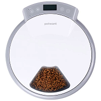 Автоматическая кормушка для животных Petwant Food Feeder (PF-105) White (Белый) — фото