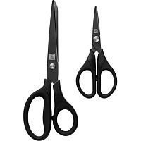 Ножницы HuoHou Titanium Stationery Scissors 2 шт. HU0030 (Черный) — фото