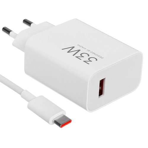 Зарядное устройство Xiaomi 33W Combo (Type-A) (MDY-16-EF) (EU) (Белый) — фото