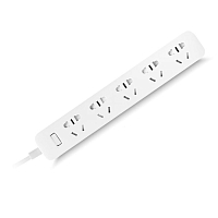 Удлинитель Xiaomi Mi Power Strip White (5 розеток, белый) — фото