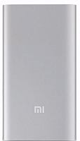 Внешний аккумулятор Xiaomi Mi Power Bank (5000 mAh) Серебристый — фото