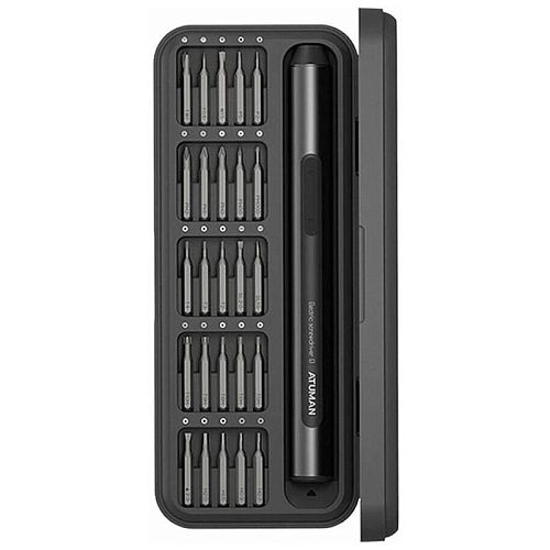 Электрическая отвертка Atuman Duka E1 Electric Precisoon Screwdriver Set (25 бит) (Черный) — фото