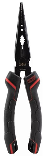 Плоскогубцы Deli Needle-Nose Pliers Black (Черный) — фото