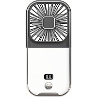 Портативный вентилятор Xiaomi Mini Folding Neck Fan F30 Pro (Черный) — фото