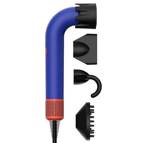 Фен для волос Beheart Hair Dryer X11 PRO (EU) (6 насадок) (Синий) — фото