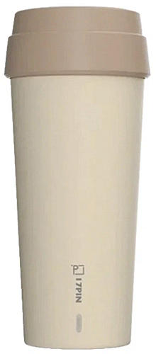 Термокружка 17PIN (XLB001) 400ml (Бежевая) — фото
