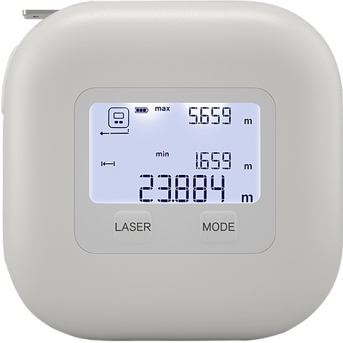 Измерительная лазерная рулетка AKKU Laser Ranging Tape Measure (AK301) White (Белый) — фото