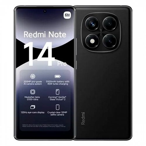 Смартфон Redmi Note 14 Pro 12GB/256GB (Черный) — фото