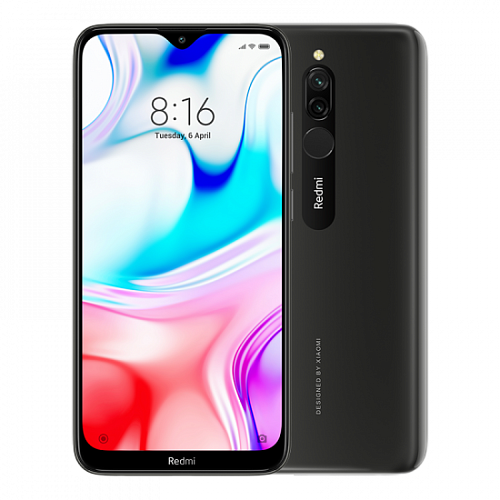 Смартфон Redmi 8 64GB/4GB Black (Черный) — фото