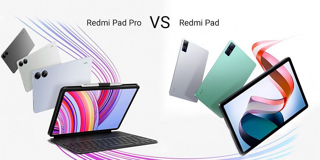 Сравнение планшетов Redmi Pad Pro и Redmi Pad