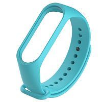 Силиконовый ремешок для Xiaomi Mi Band 3 (Бирюзовый) — фото