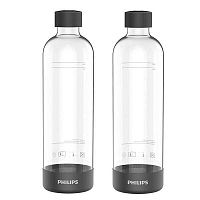 Бутылка для газирования Philips (ADD911BK/10) 1л 2 шт. (4897099306870) (Черный) — фото