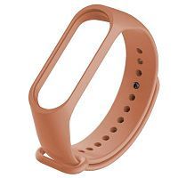 Силиконовый ремешок для Xiaomi Mi Band 3 (Коричневый) — фото