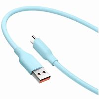 Кабель Xiaomi 6A USB-A to USB Type-C Data Cable 2m (6941812737002) (Голубой) — фото